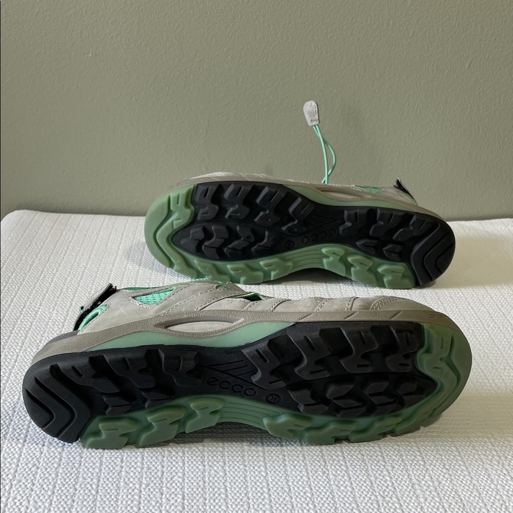Ecco Mint And Gray Adventure Opened Back Sandals - image 6